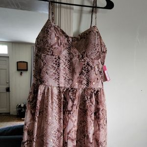 Xhilaration nwt snake print dress sz xxl